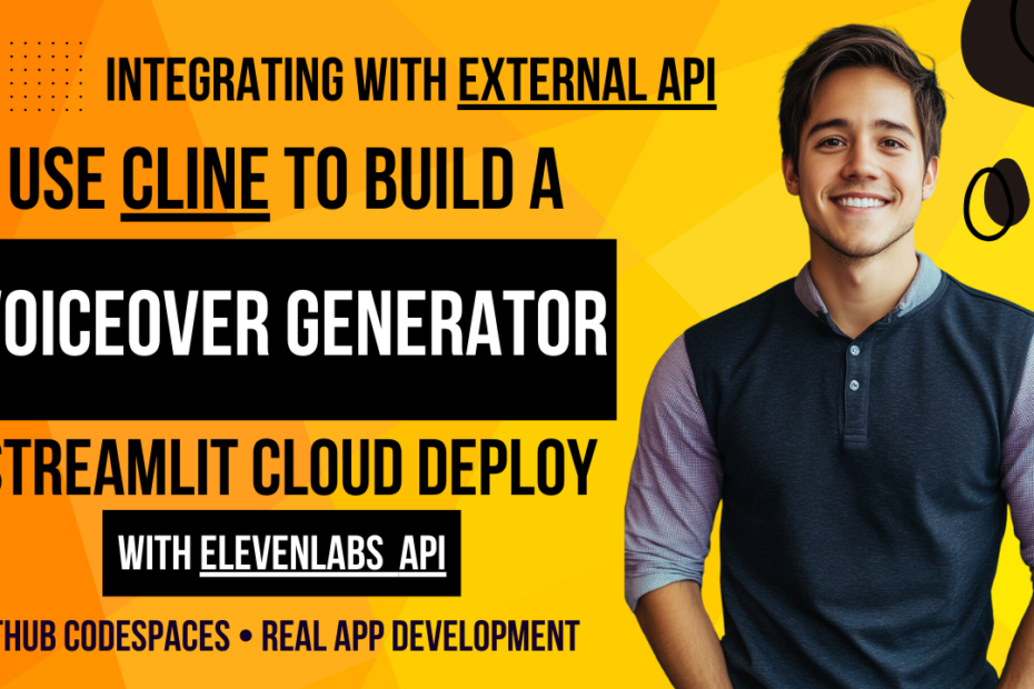 Building a Voiceover Generator with ElevenLabs and Cline