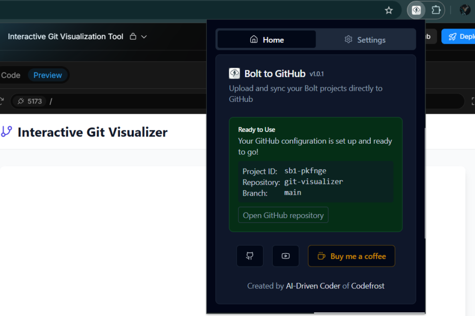 Bolt to GitHub: Streamline Your Development Workflow with Our New Chrome Extension